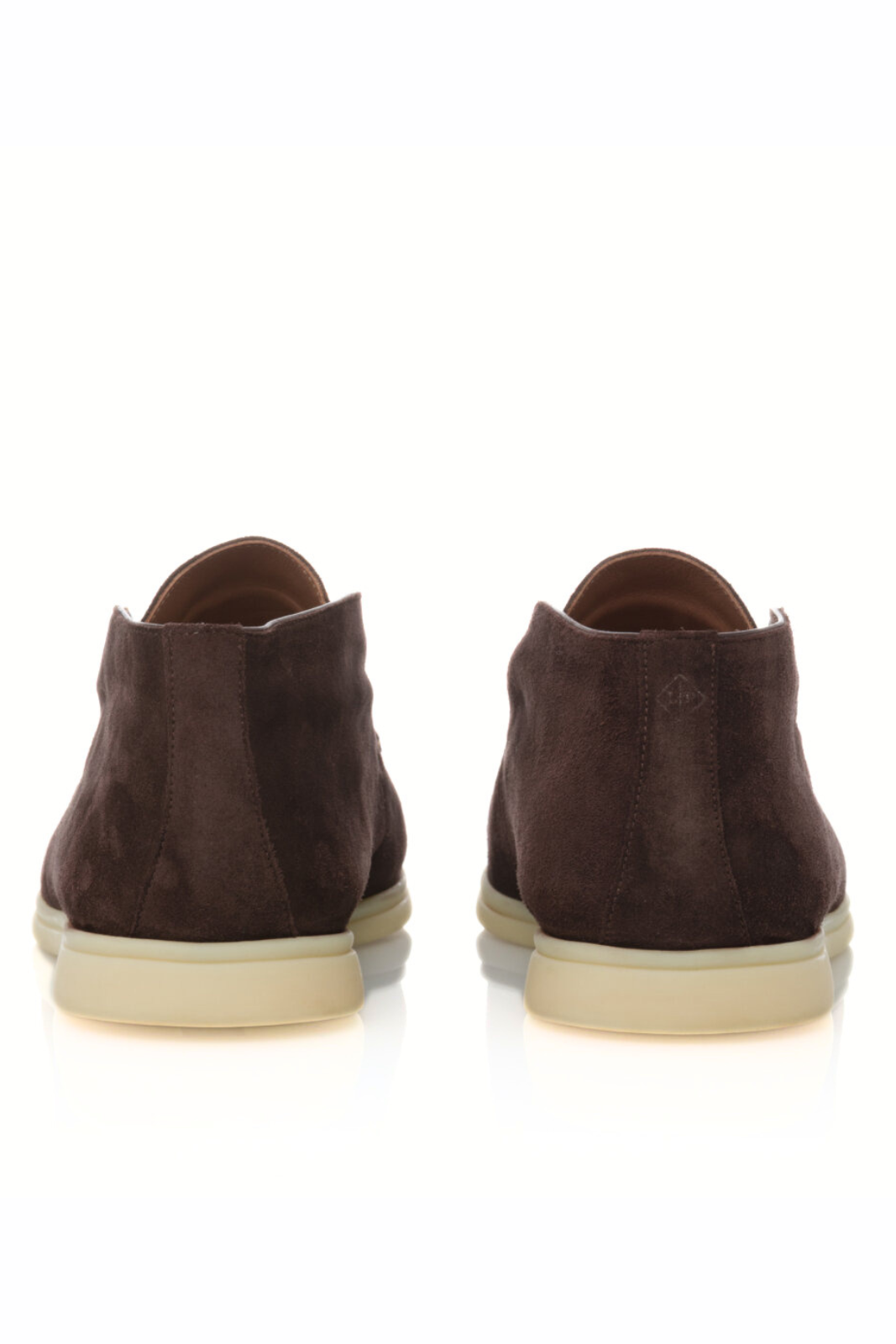 Loro Piana Suede Goatskin Open Walk Ankle Boots Chocolate