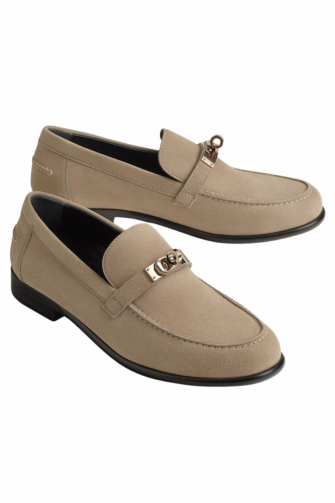 Hermes Destin Loafers Beige