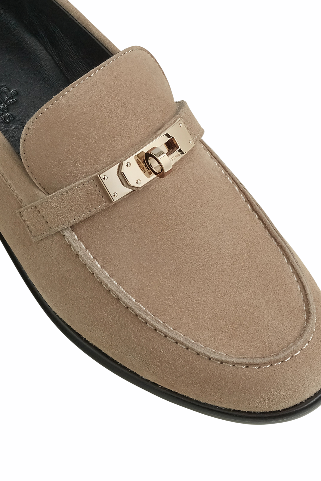 Hermes Destin Loafers Beige
