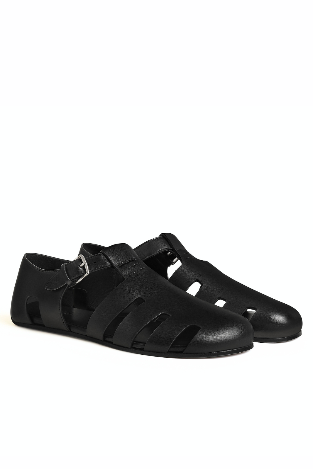 Hermès Motif Man Sandals Black