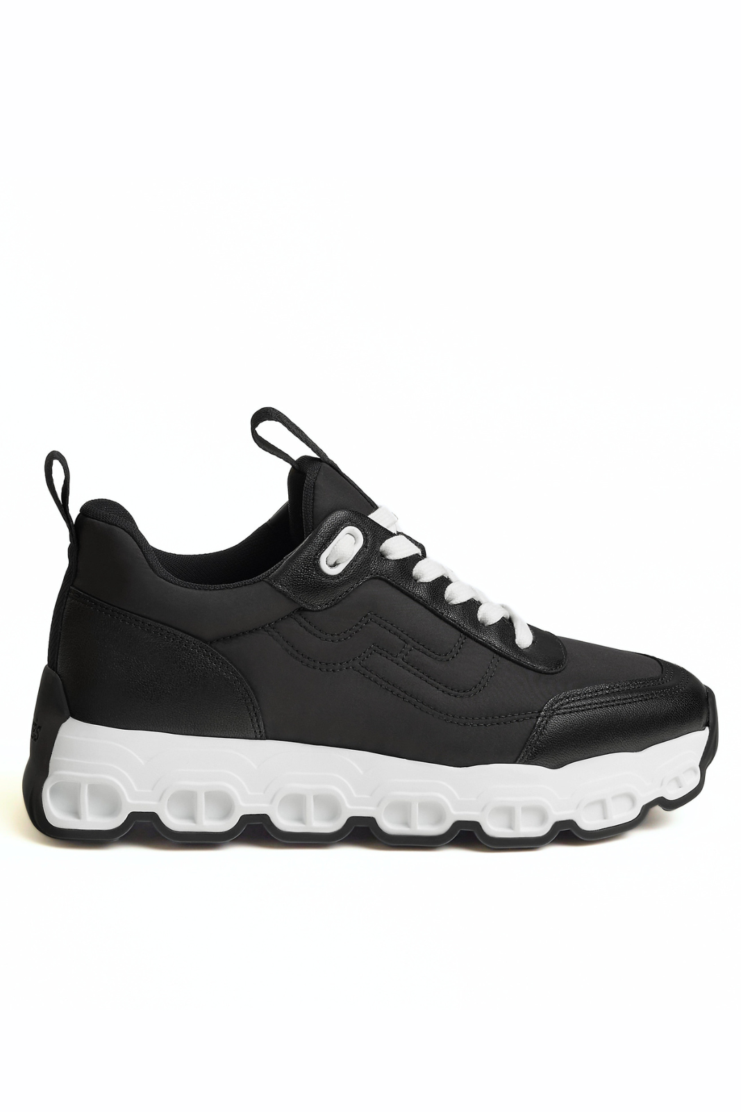 Hermes Impulse Black White Women Sneakers