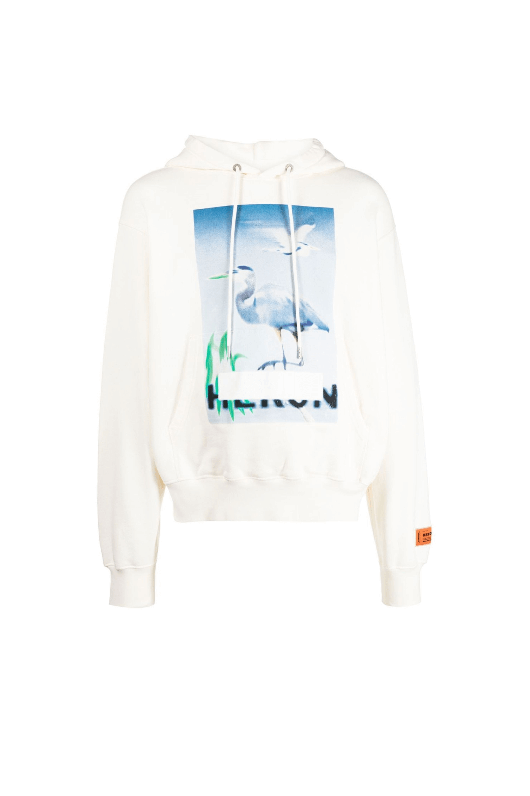 Heron Preston Censored graphic-print hoodie white