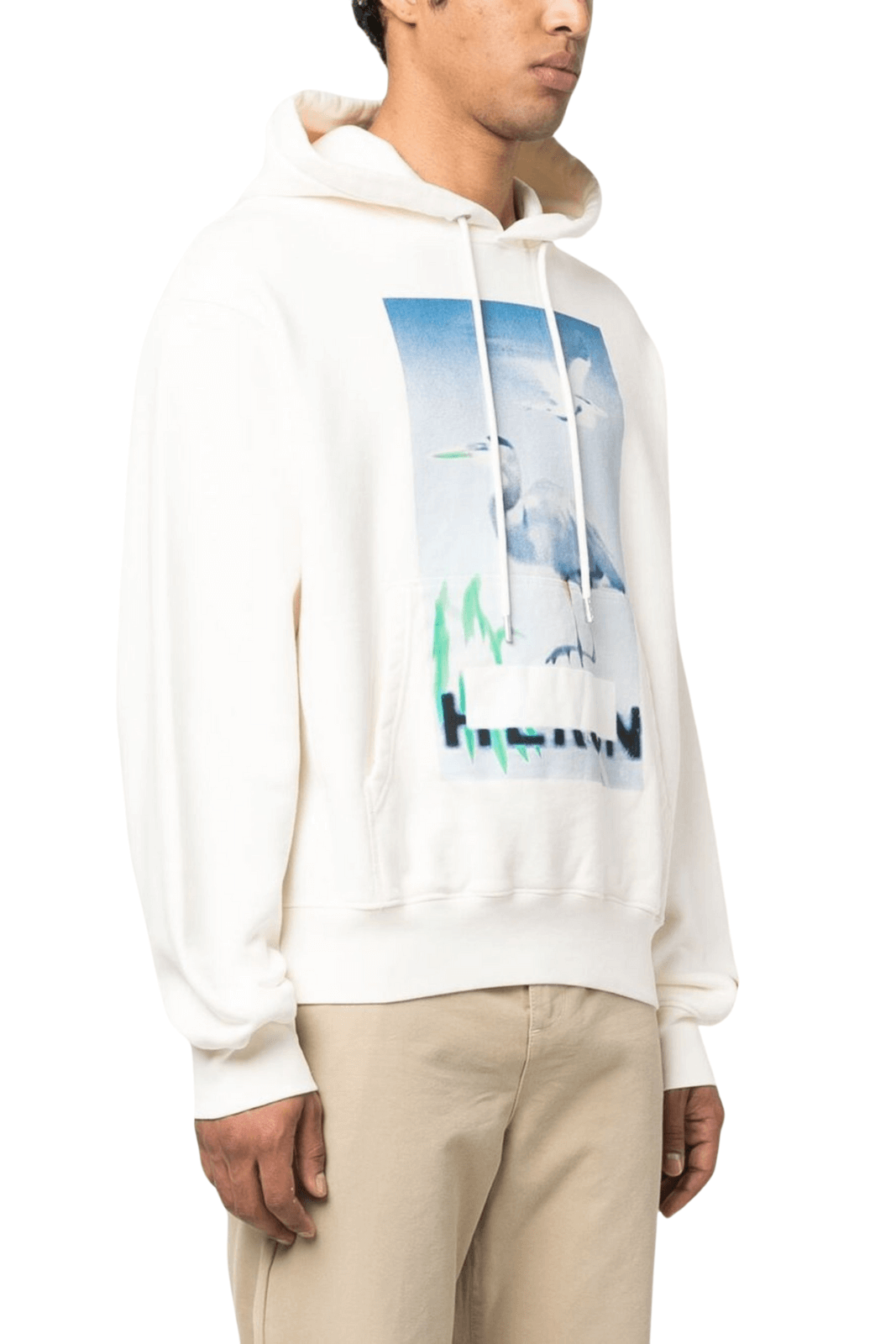 Heron Preston Censored graphic-print hoodie white