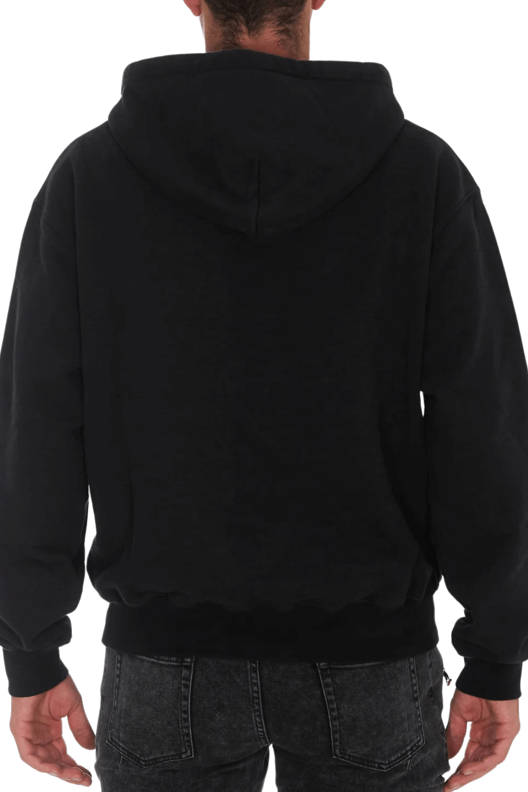 Heron Preston Graphic Slogan Printed Black Hoodie for men