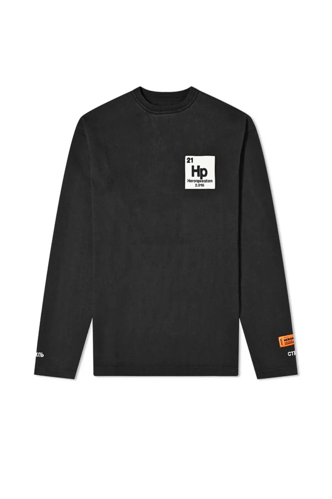 Heron Preston Long Sleeve Oversized Herons Halo T-Shirt