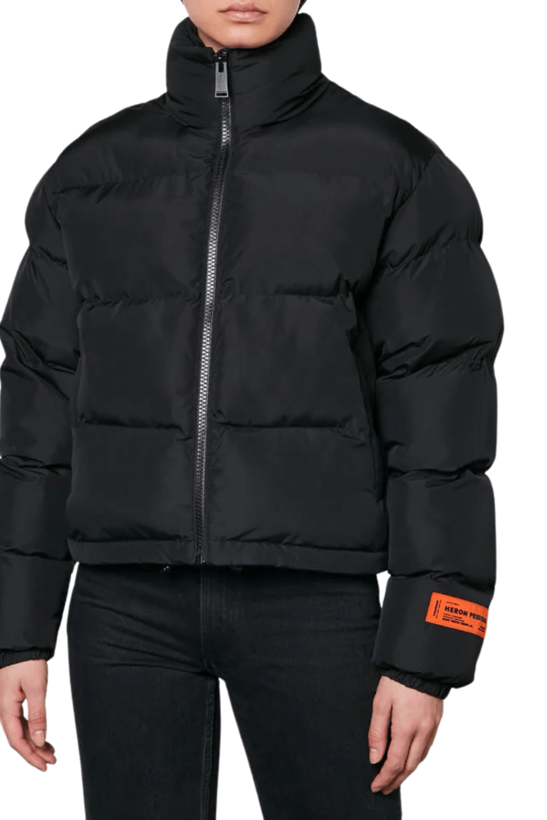 Heron Preston Shell Puffer Black Jacket for men