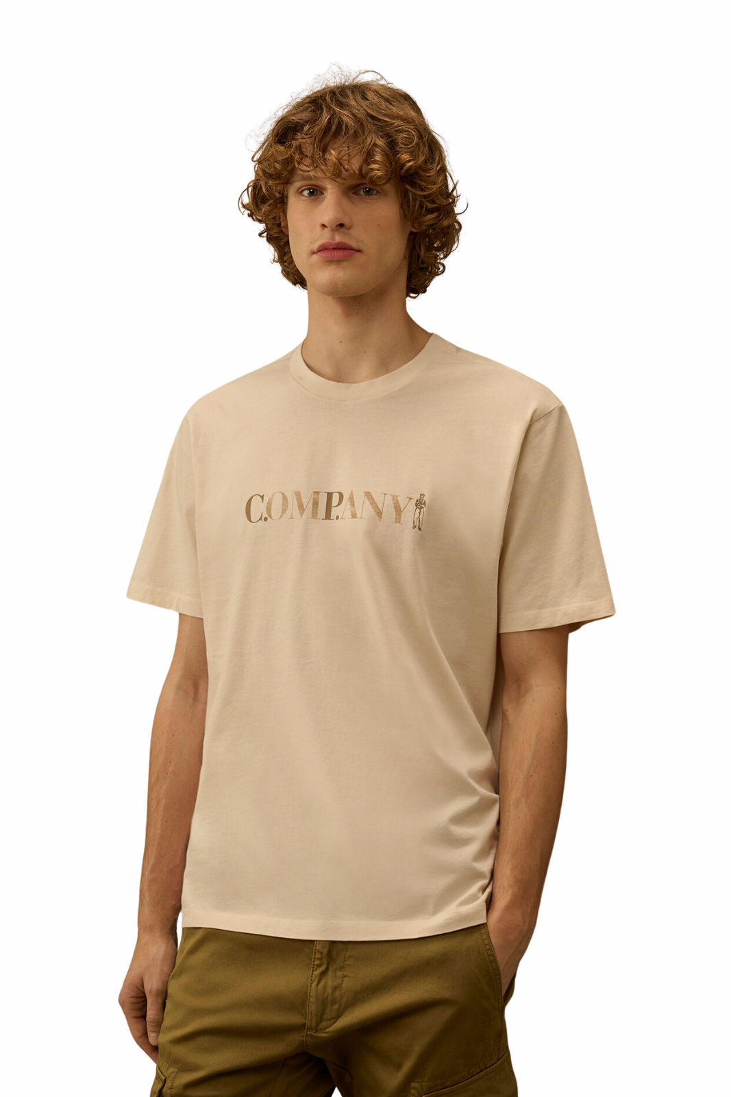 C.P Company 30/1 Jersey Short Sleeve Chest Logo T-Shirt