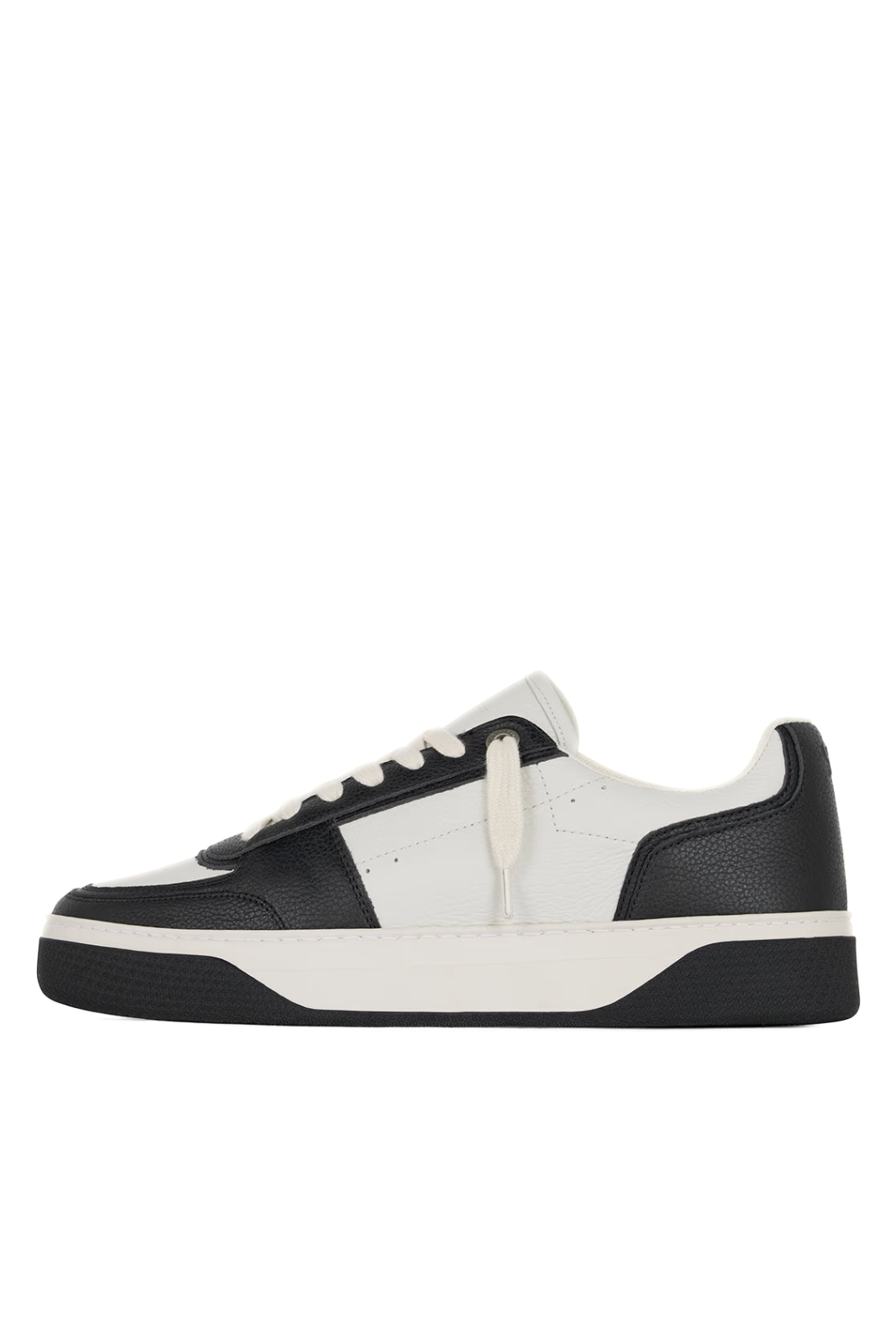 A pair of Represent Initial suede sneakers in light grey and white, featuring a low-top design with lace-up closure and a flat rubber sole.