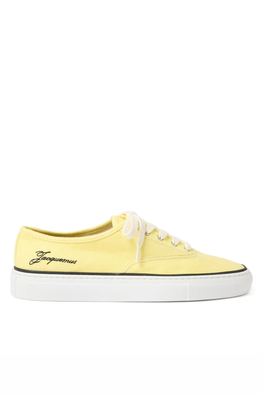 Jacquemus Fefe lace-up Yellow sneakers man