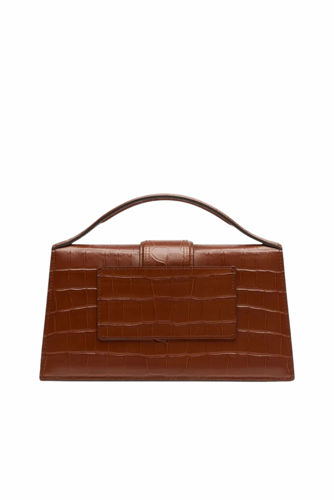 Jacquemus Le Grand Bambino Crocodile Brown