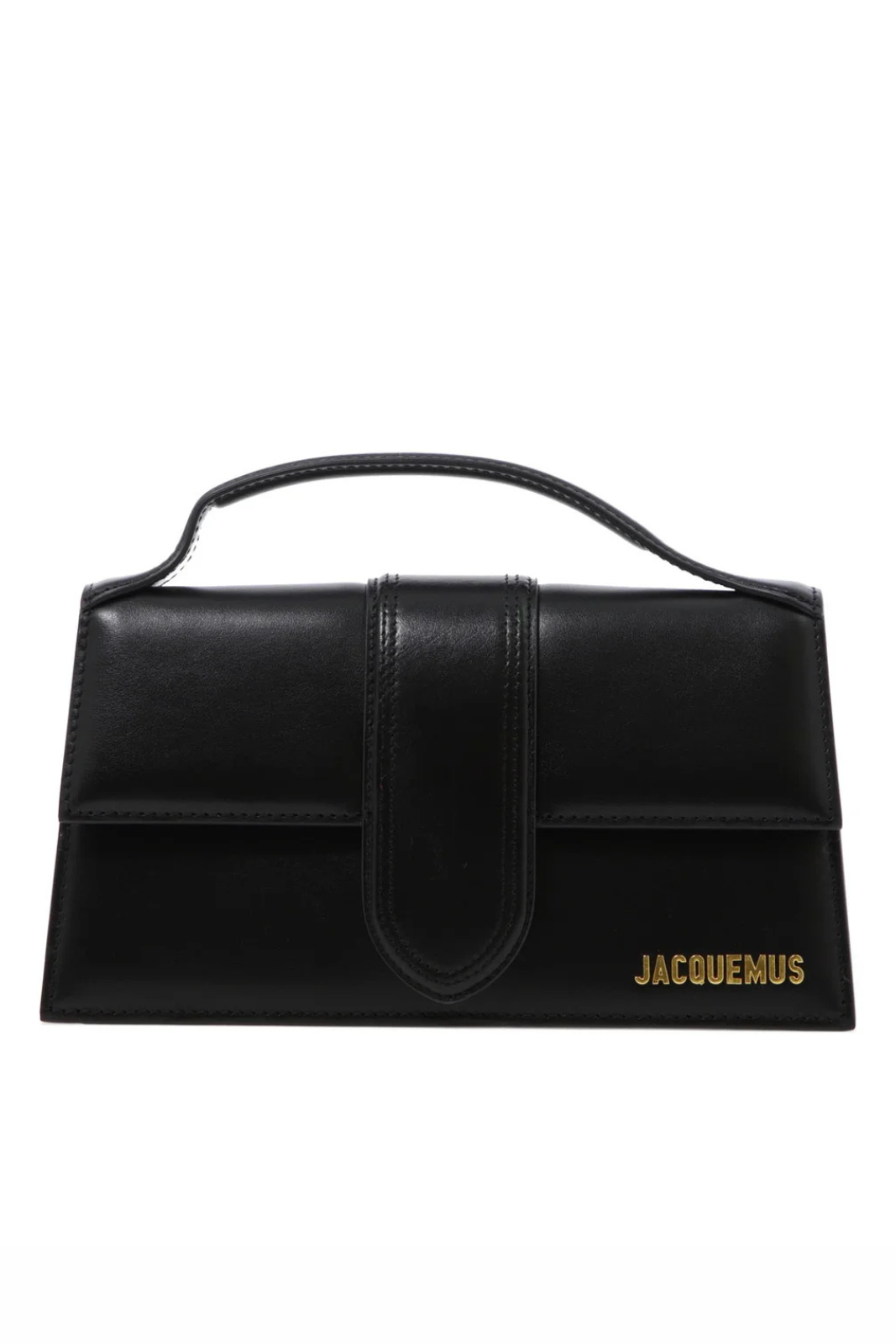 Jacquemus Le Grand Bambino Logo Plaque Small Tote Bag Black