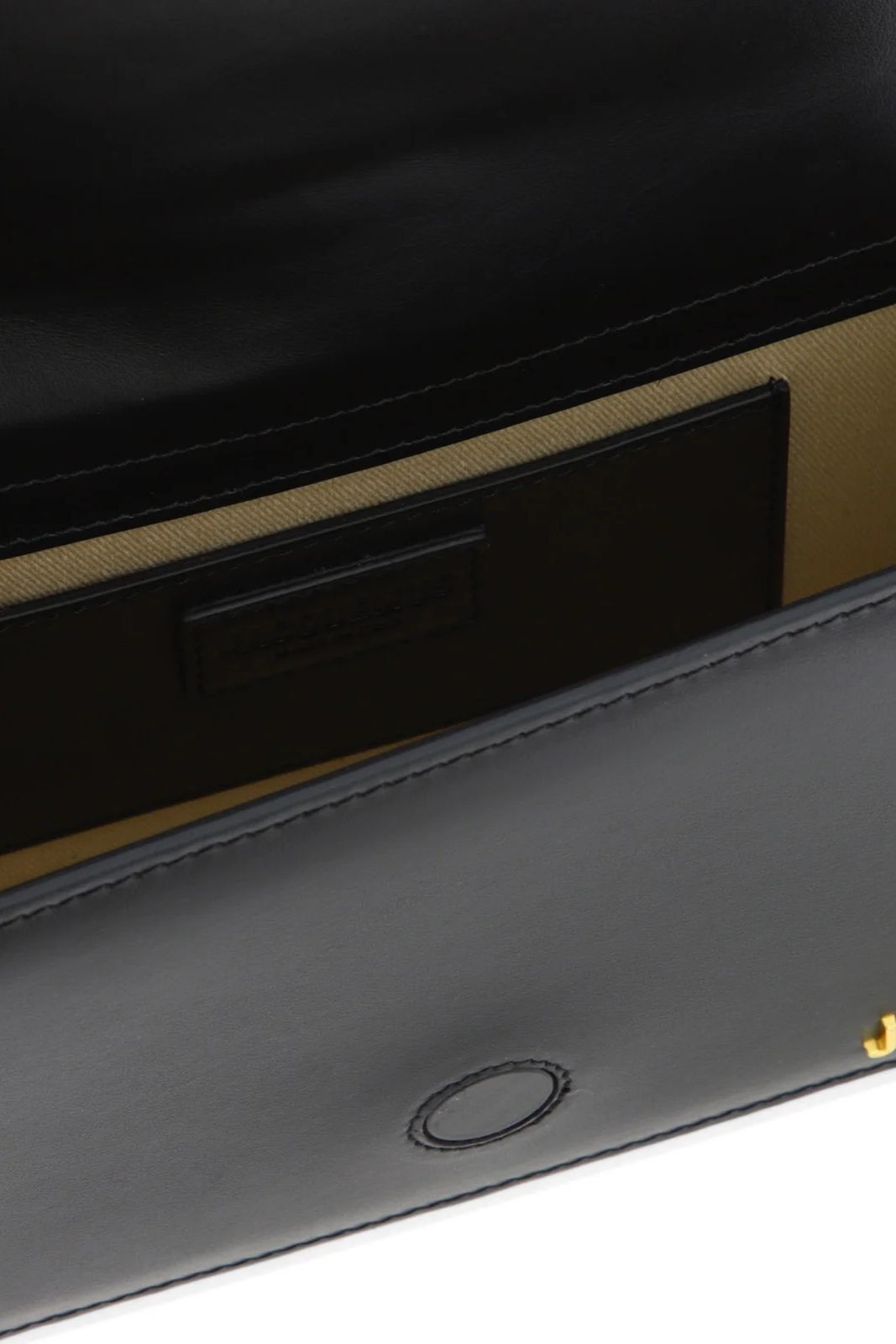 Jacquemus Le Grand Bambino Logo Plaque Small Tote Bag Black