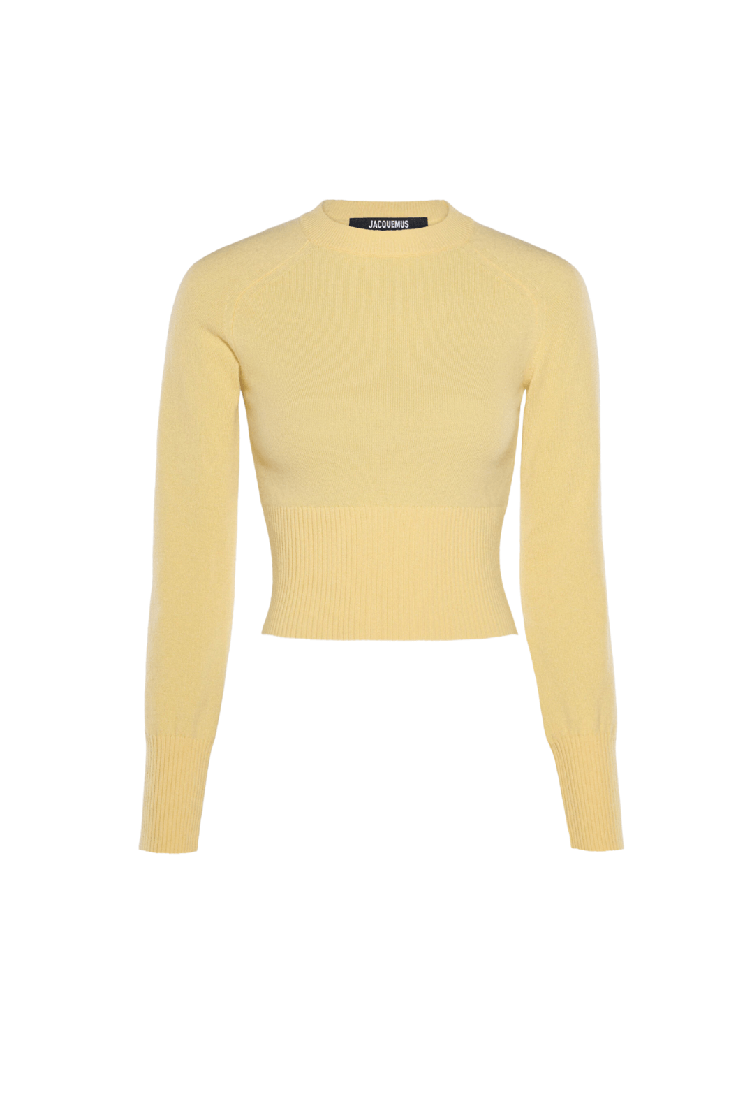 Jacquemus The Soglia Yellow Cashmere knit