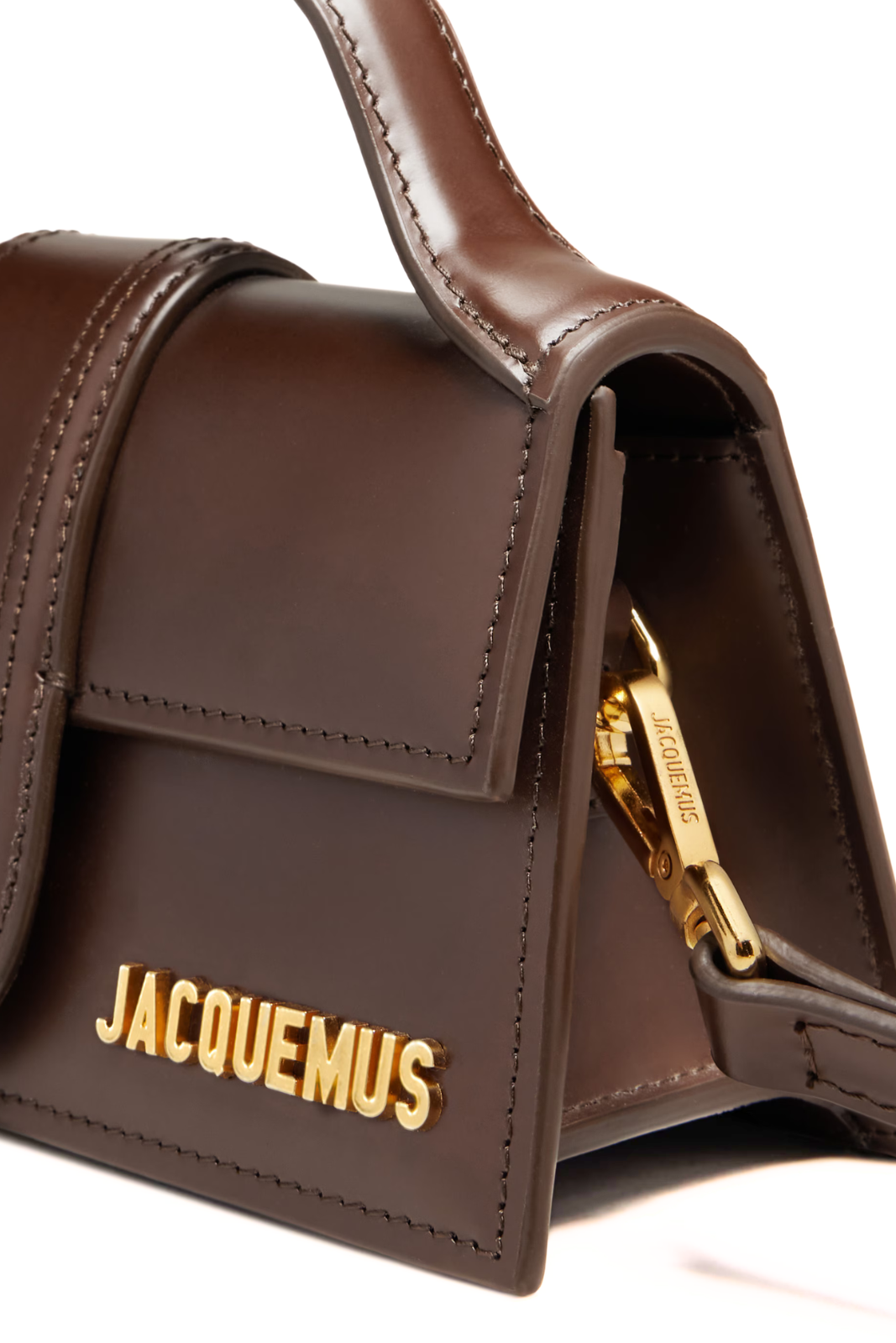 Jacquemus The Bambino leather Dark Brown