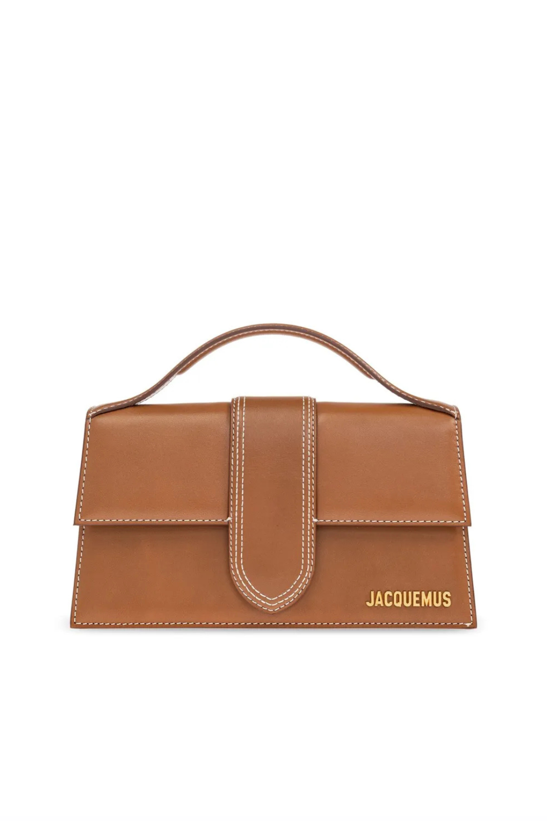 Jacquemus The Bambino Large Crossbody Flap Bag Brown