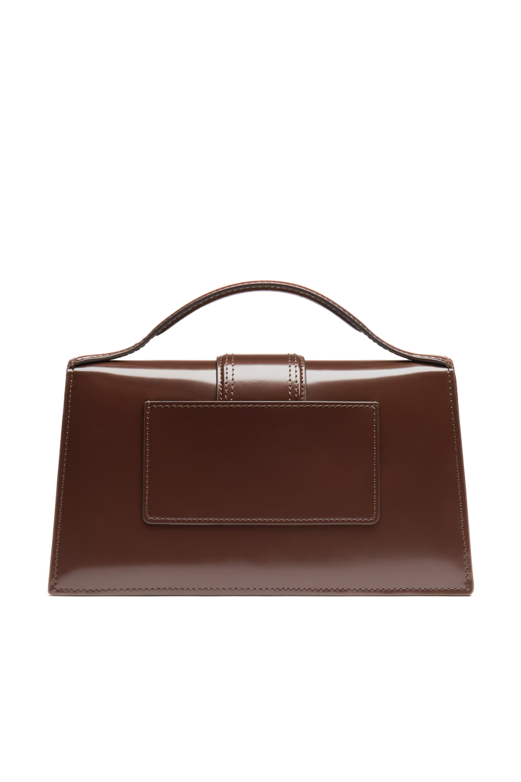 Jacquemus The large Bambino Crossbody flap bag Dark Brown