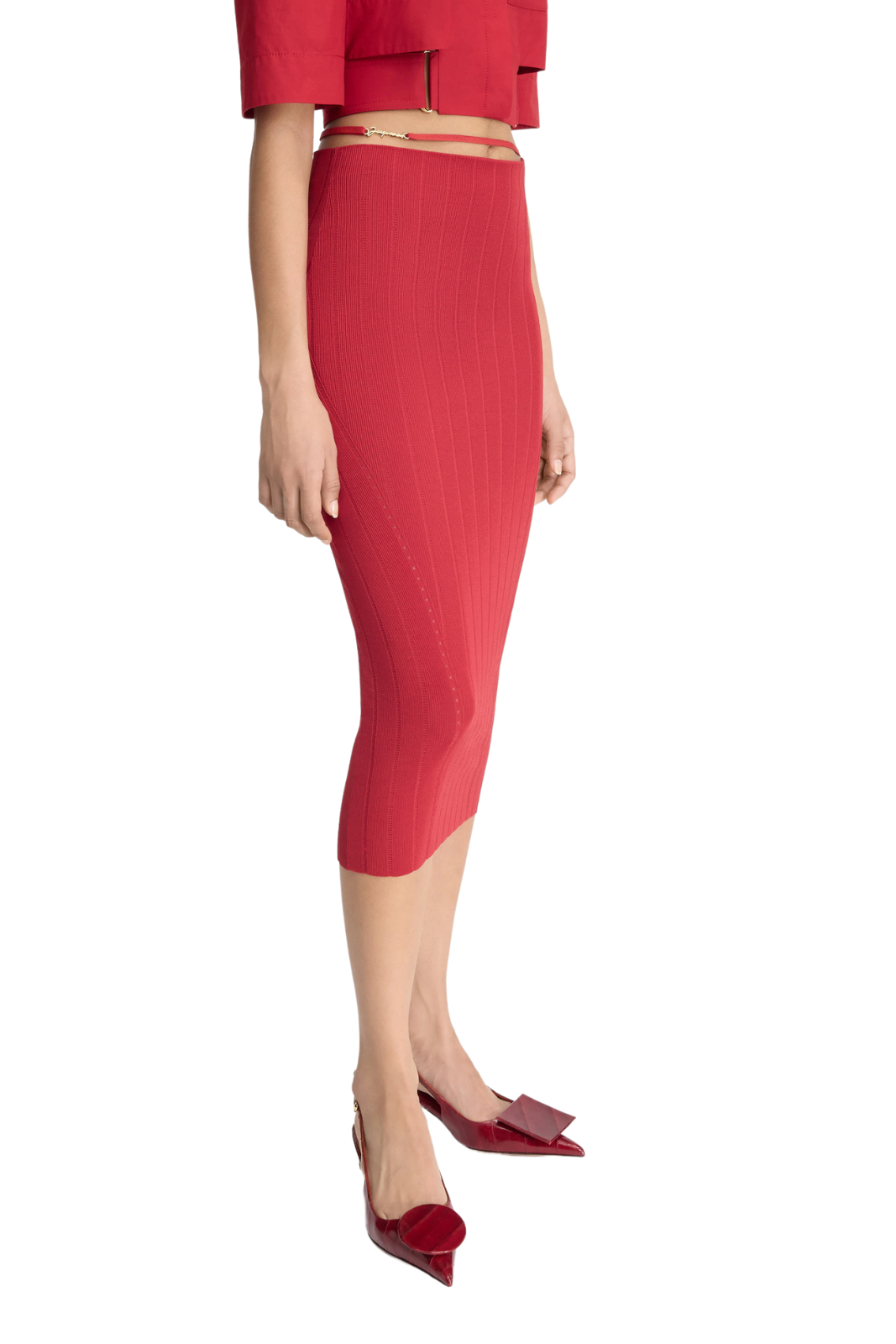 Jacquemus The Pralu Knit midi skirt women