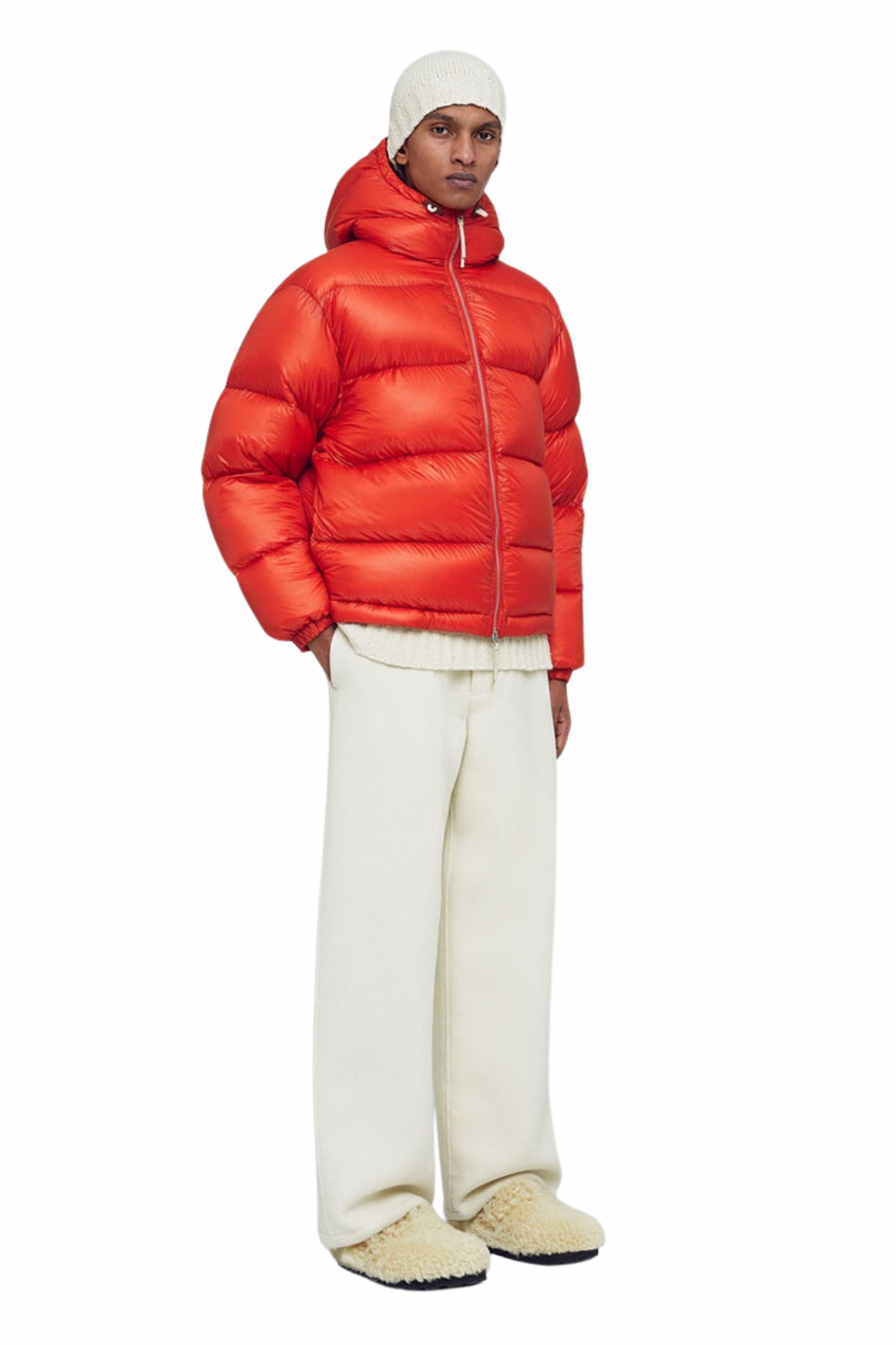 Jil Sander Down Jacket Red