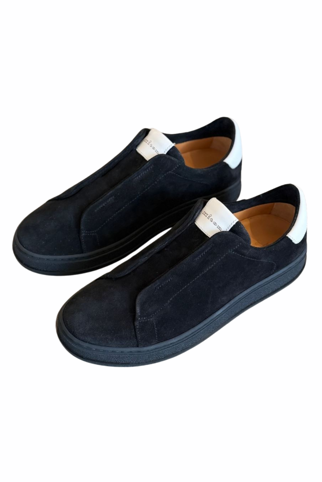 Kiton Men's Suede Sneakers black