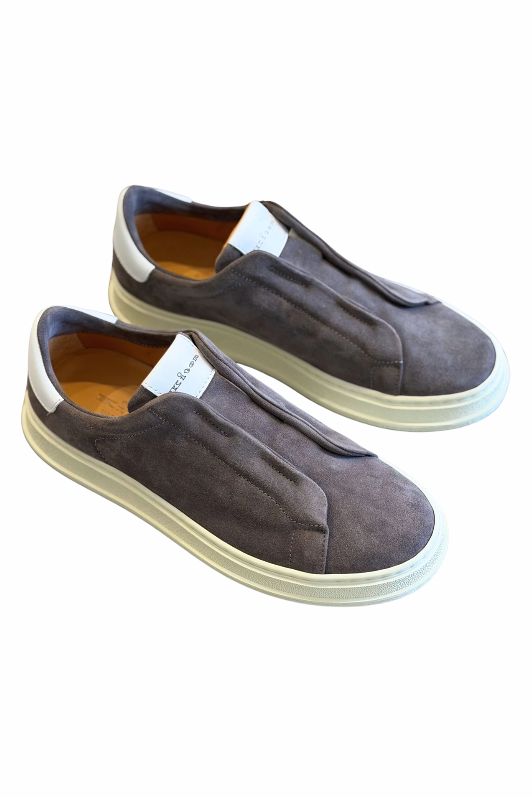 Kiton Men's Suede Sneakers Grey