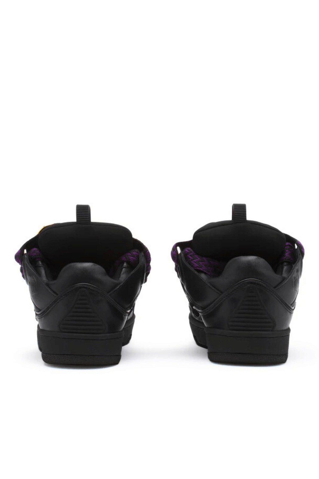 Lanvin X future curb 3.0 leather black sneakers women