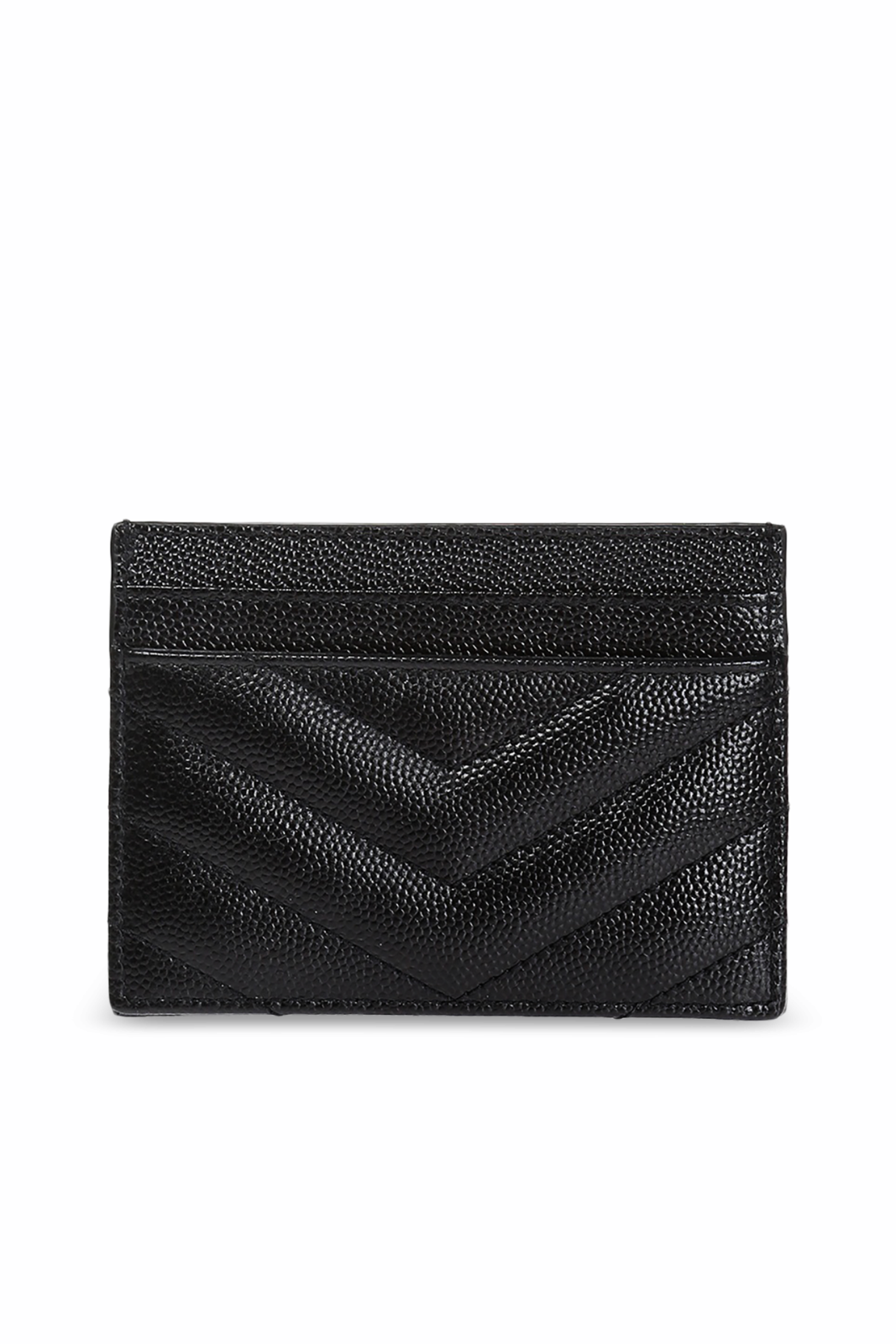 Saint Laurent Cassandre Matelasse Card Case Black