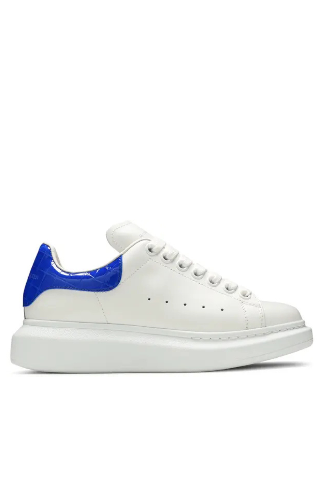 Alexander McQueen Women Oversized Sneaker White Ultramarine