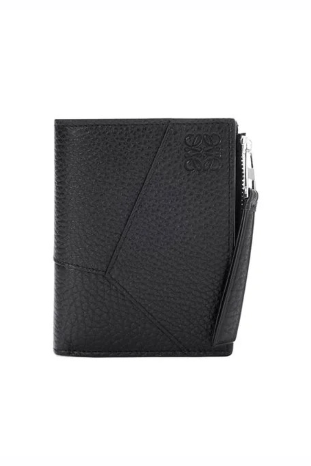 Loewe Puzzle grained-leather wallet Black