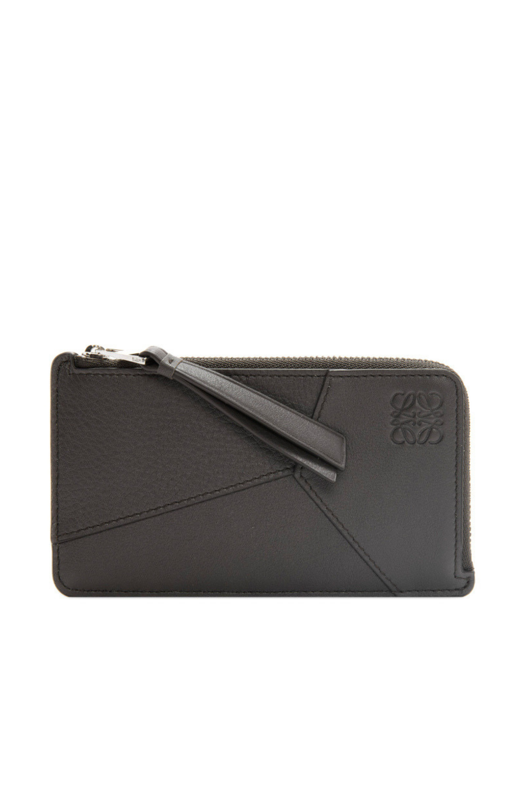 Loewe Puzzle long coin cardholder in classic calfskin Grey
