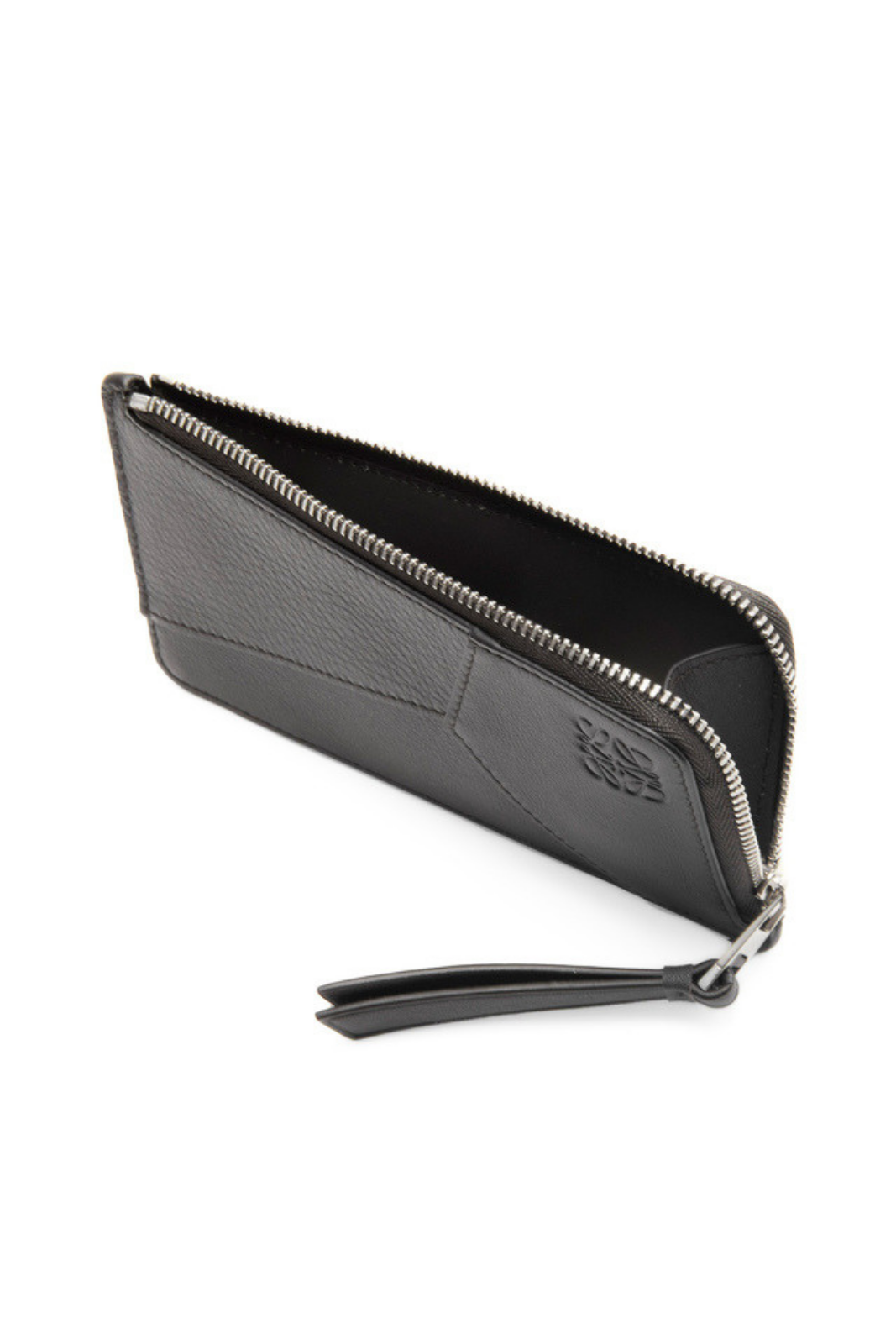 Loewe Puzzle long coin cardholder in classic calfskin Grey