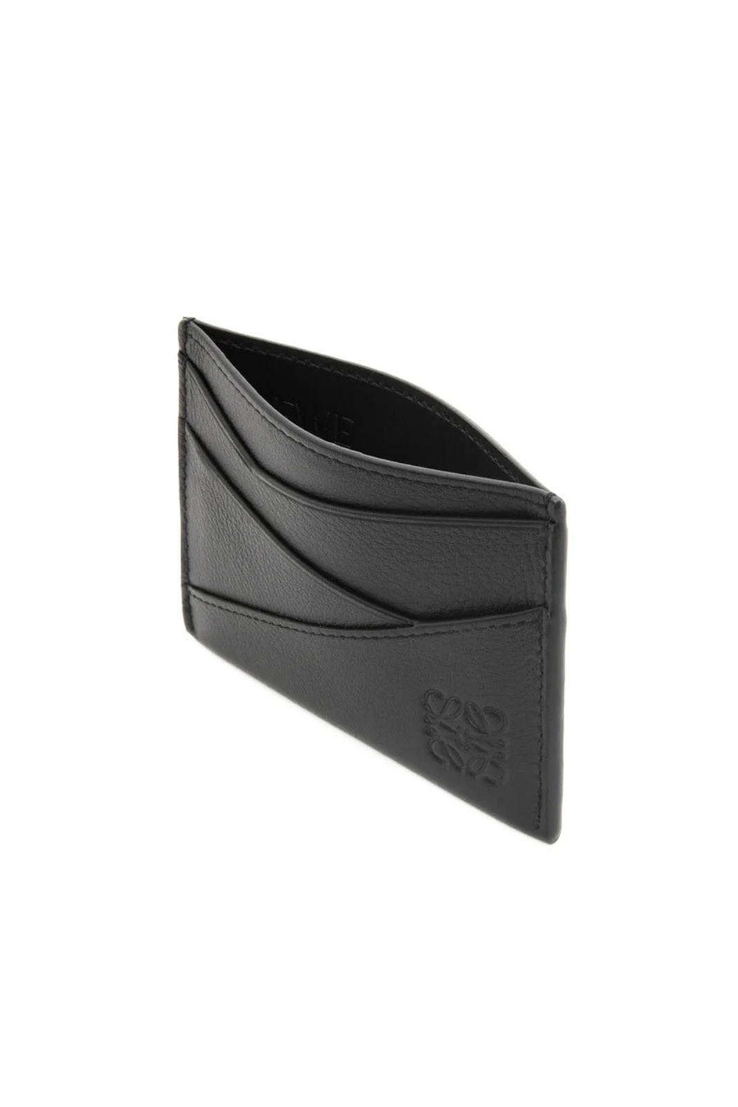 Loewe Puzzle plain cardholder in classic calfskin Black