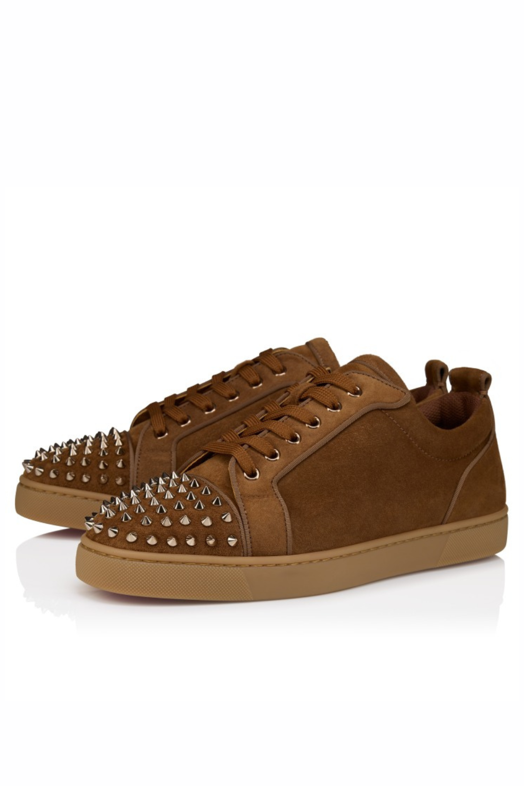 Christian Louboutin Men's Louis Junior Spikes Sneakers Veau velours and spikes Rhea