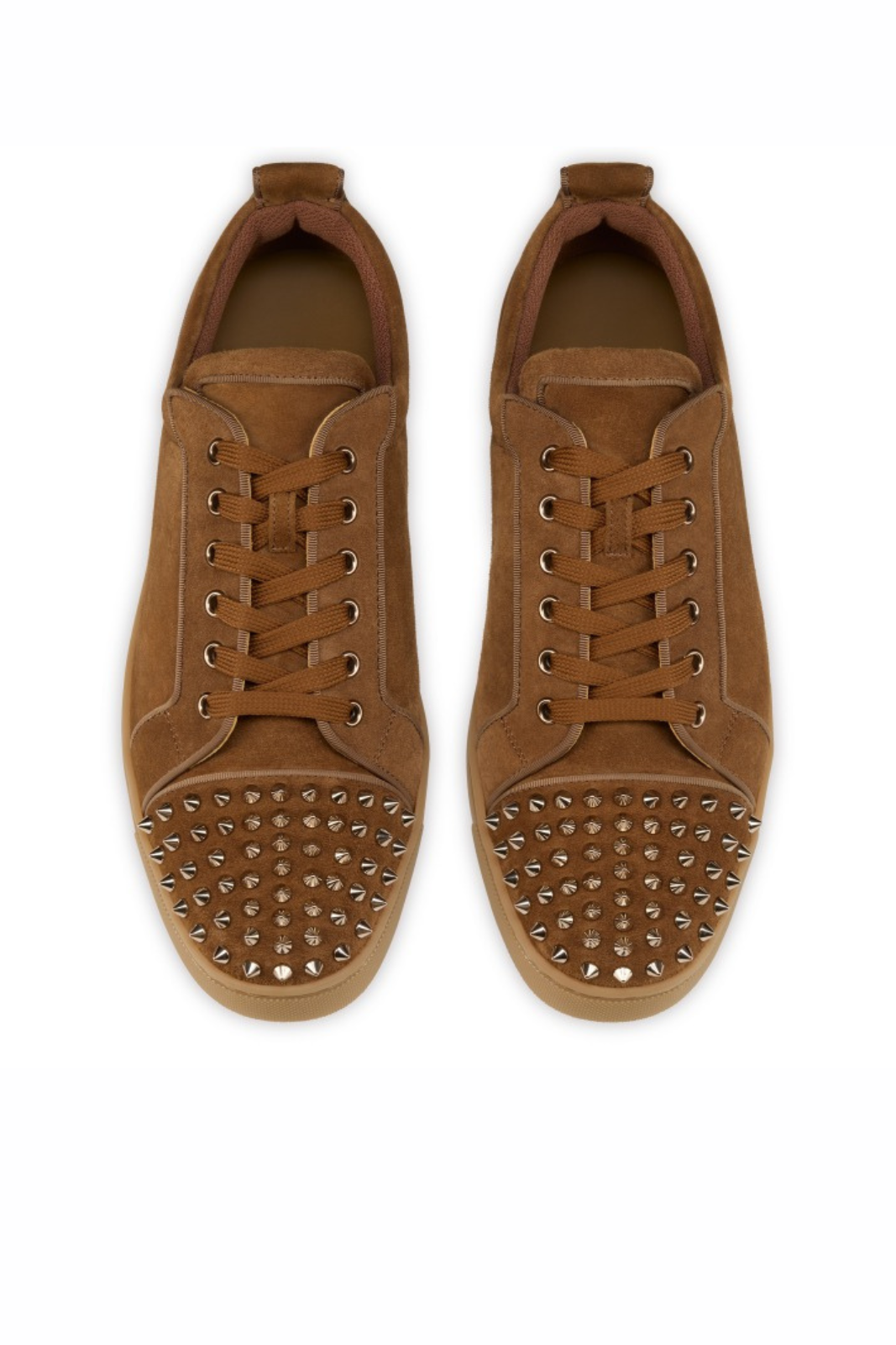 Christian Louboutin Men's Louis Junior Spikes Sneakers Veau velours and spikes Rhea