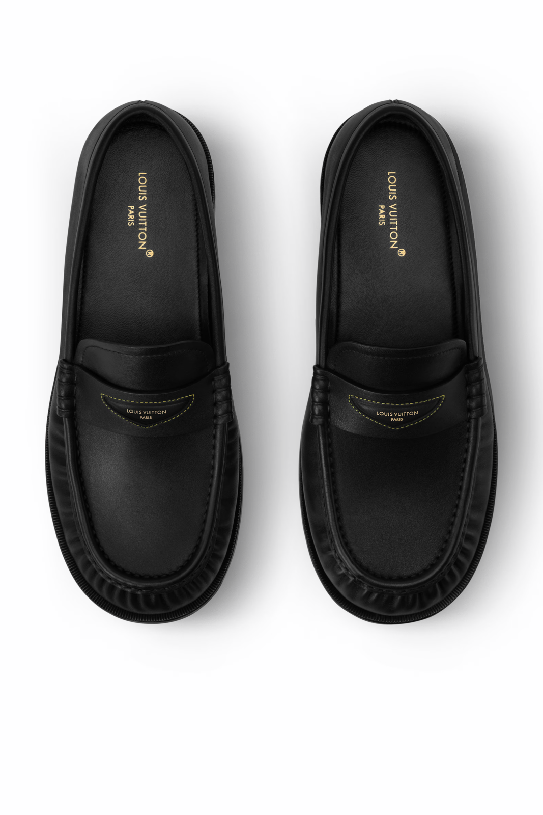 Louis Vuitton Jazz Moccasin Black Leather