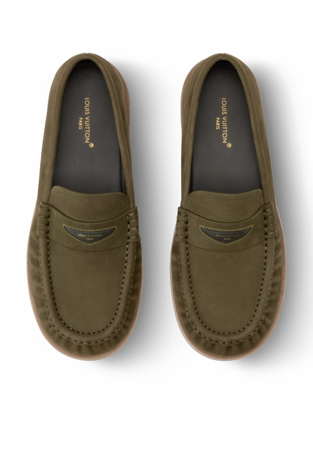 Louis Vuitton Jazz Moccasin Khaki