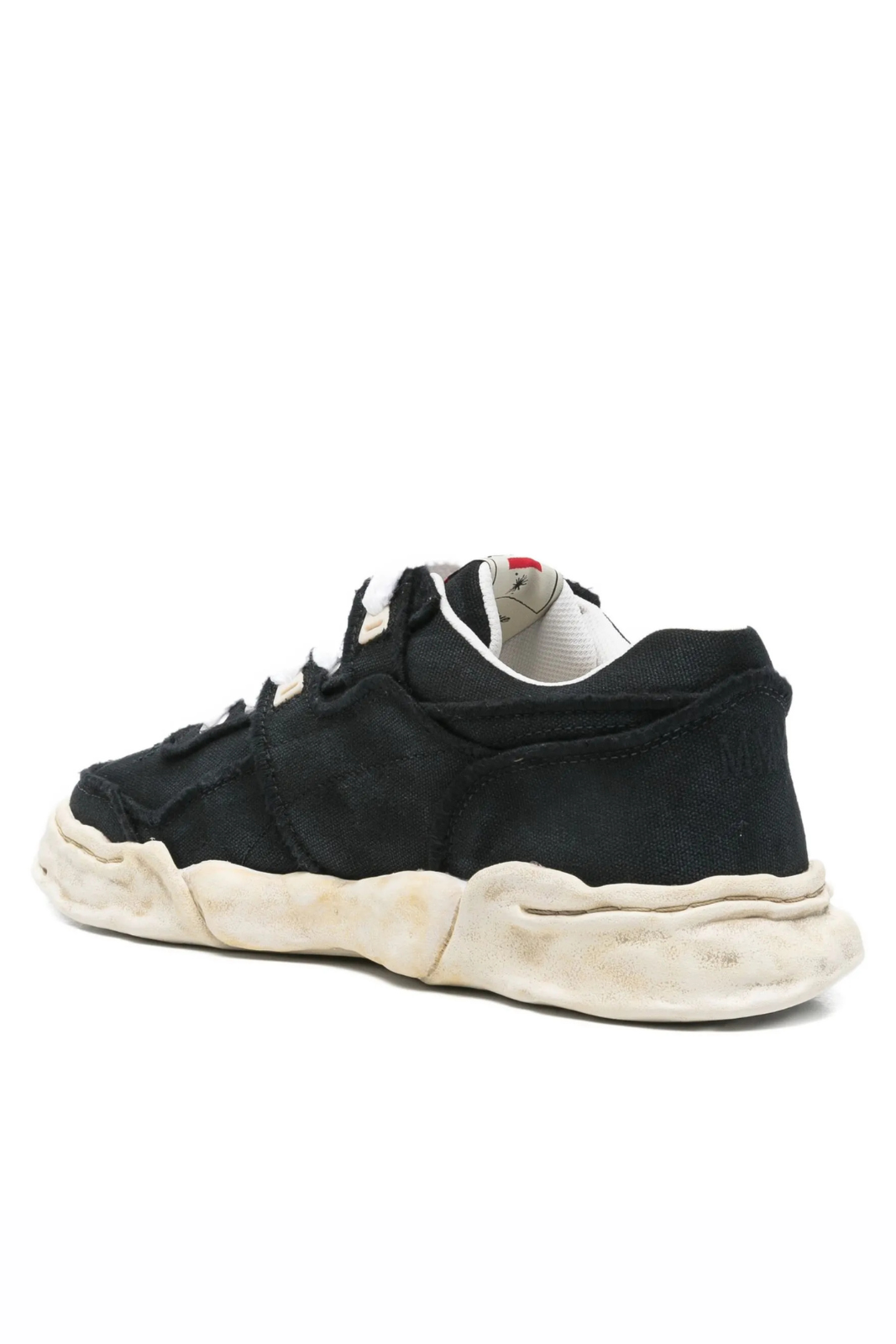 Maison Mihara Yasuhiro lace-up fastening vintage effect sneakers black