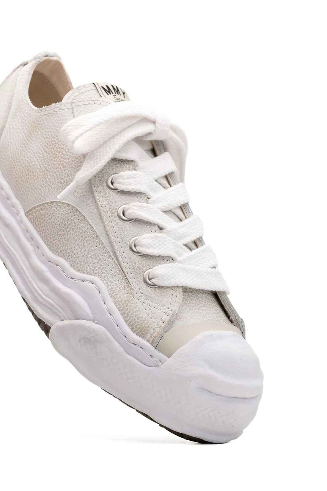 Maison Mihara Yasuhiro leather sneakers White Beige for men