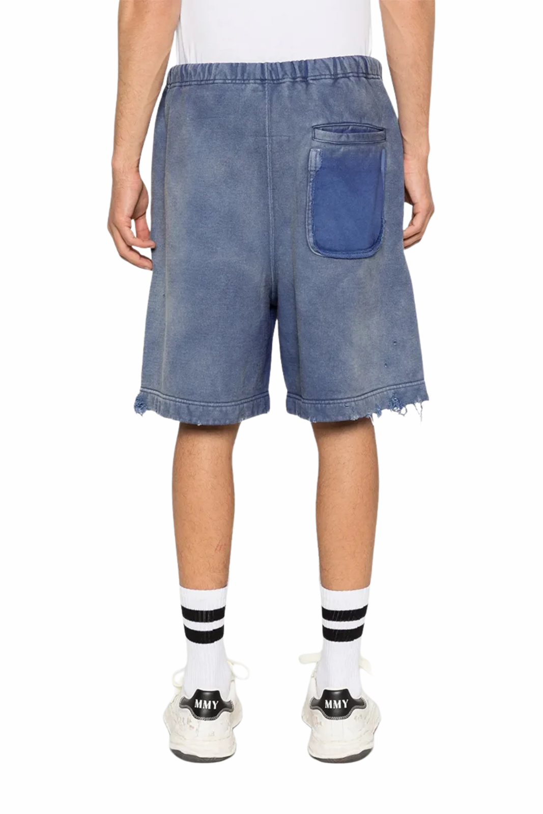 Maison Mihara Yasuhiro sun faded shorts Navy