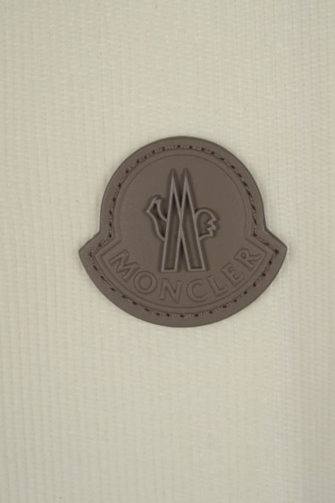Moncler Corduroy Man long Sleve Shirt White