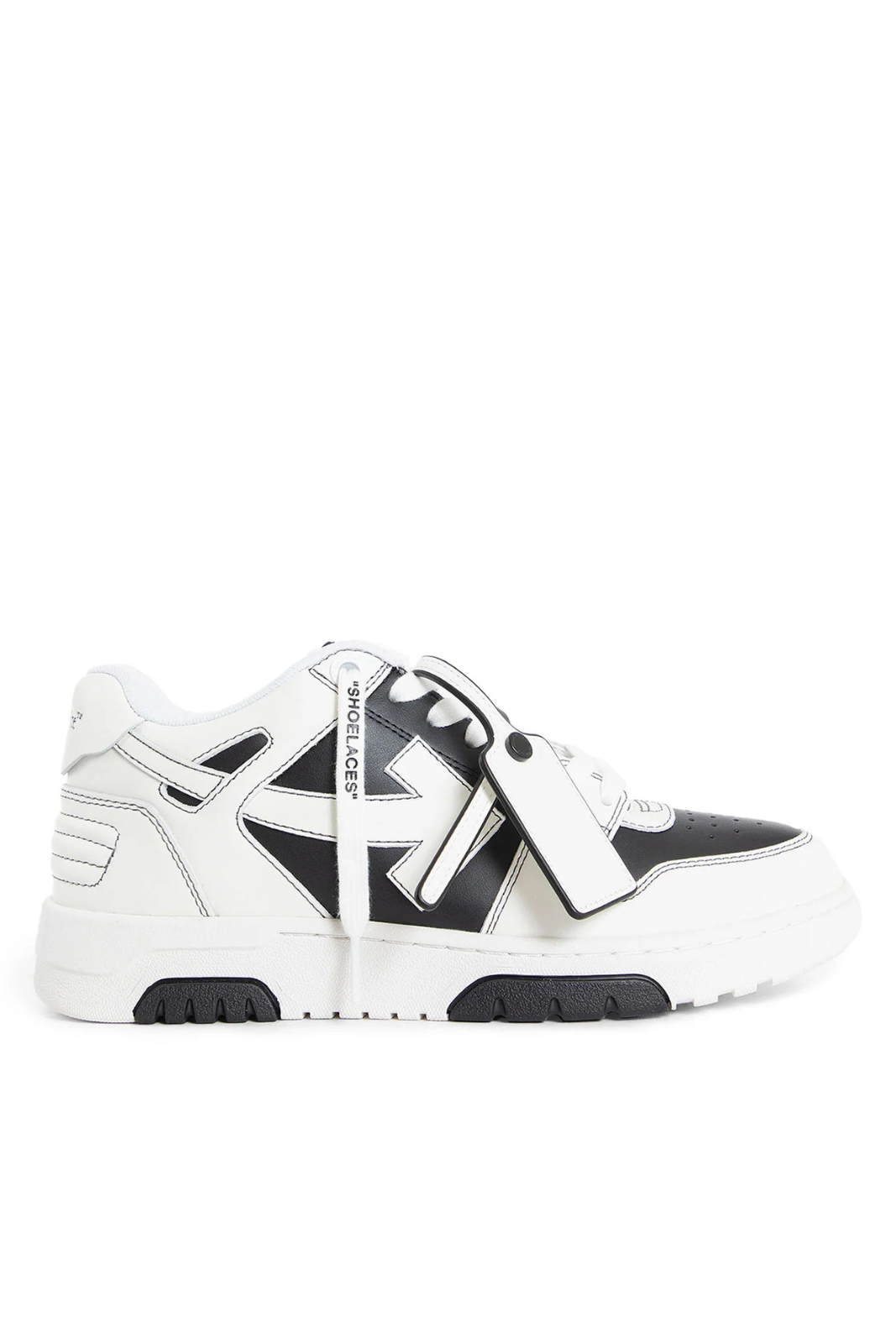 Off-White out of office leather sneakers White Black
