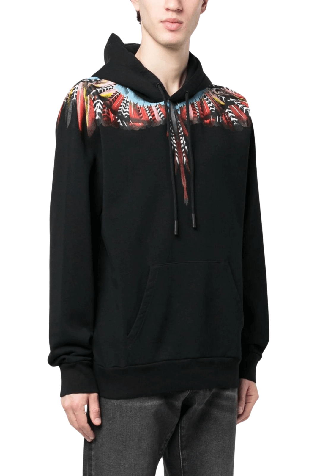 Marcelo Burlon County of Milan Grizzly Wings organic cotton hoodie