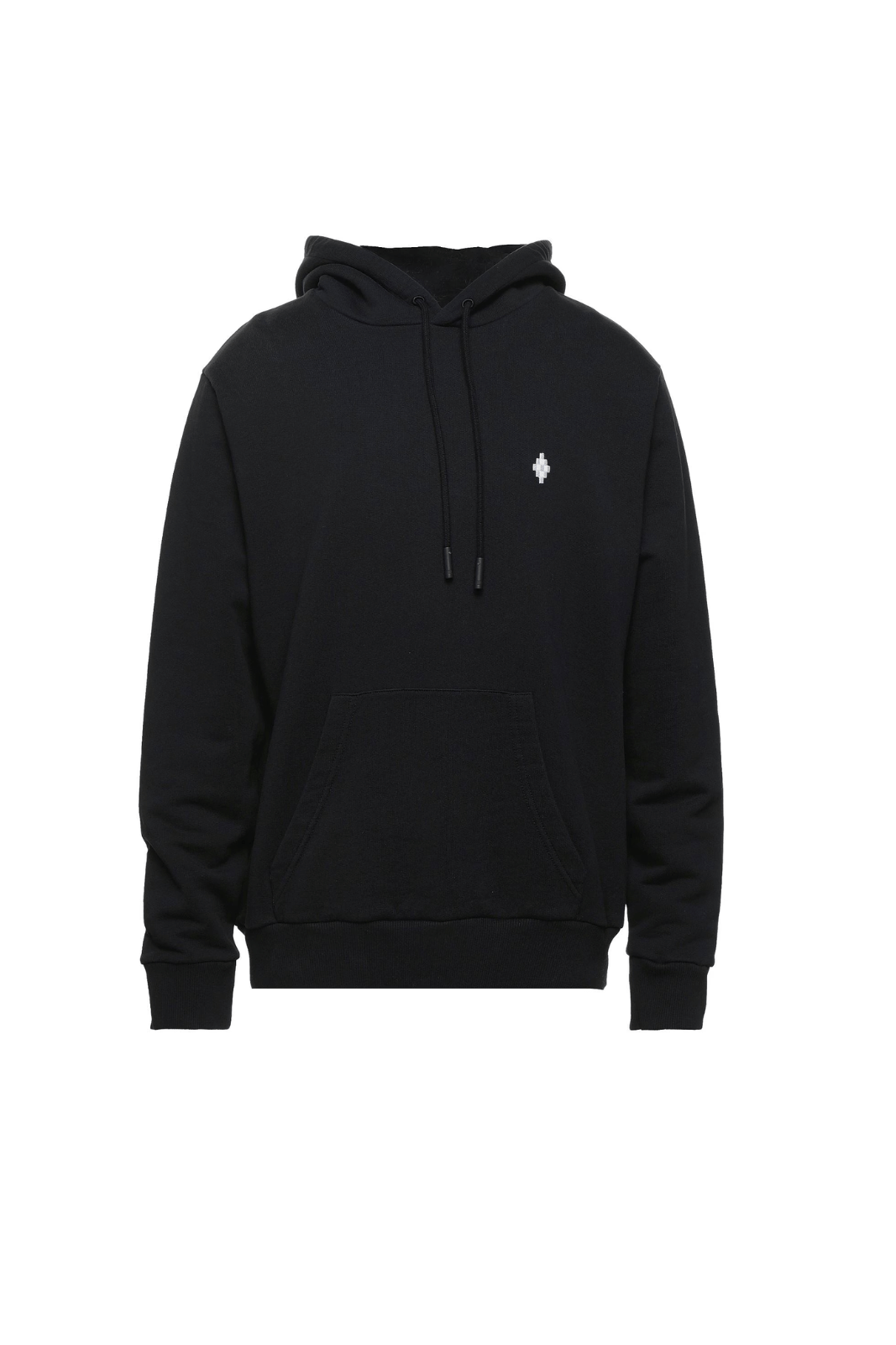 Marcelo Burlon Embroidered Cross Logo Black Hoodie for men