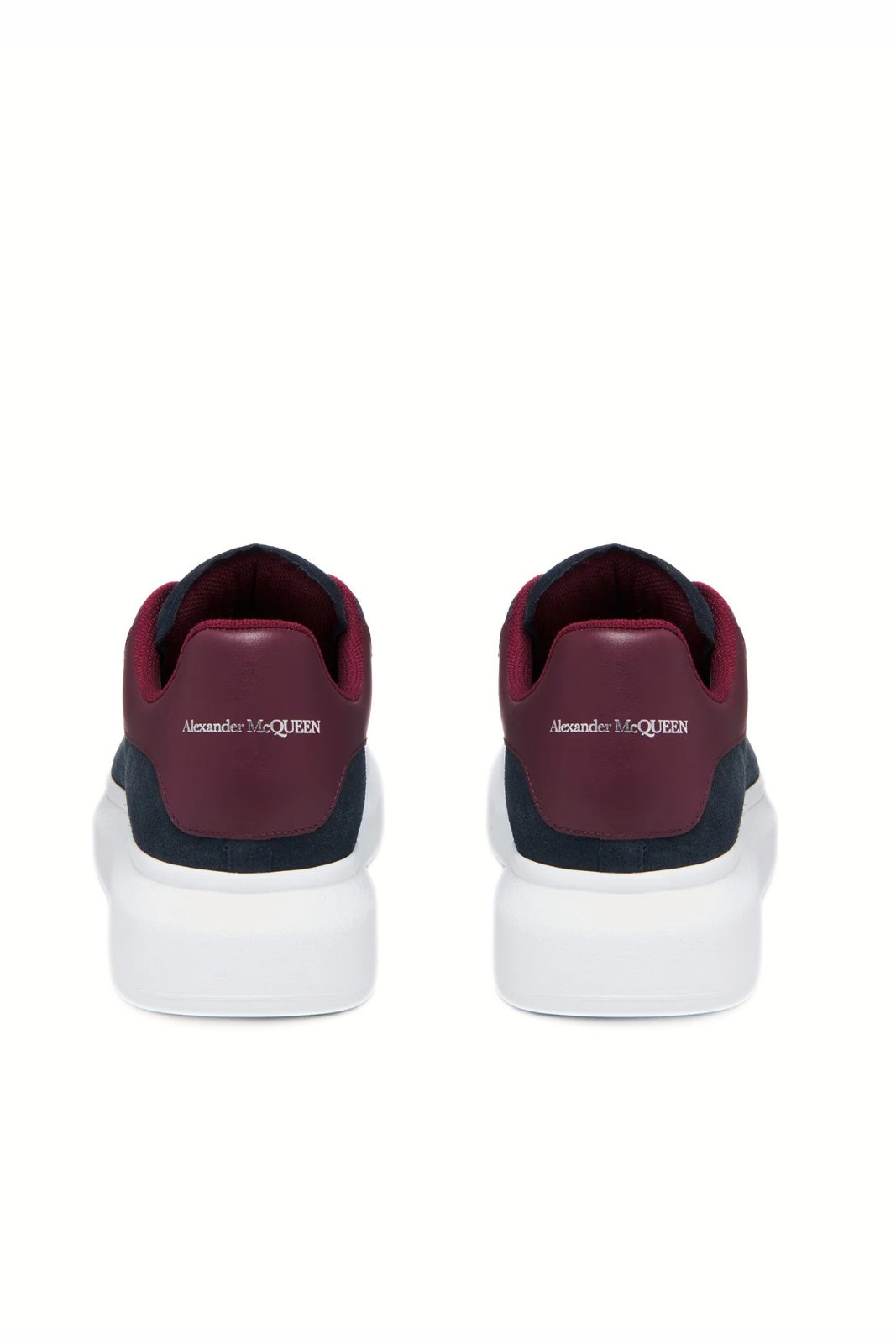 Alexander McQueen Oversized Sneaker Suede Blue Bordeaux Low Top
