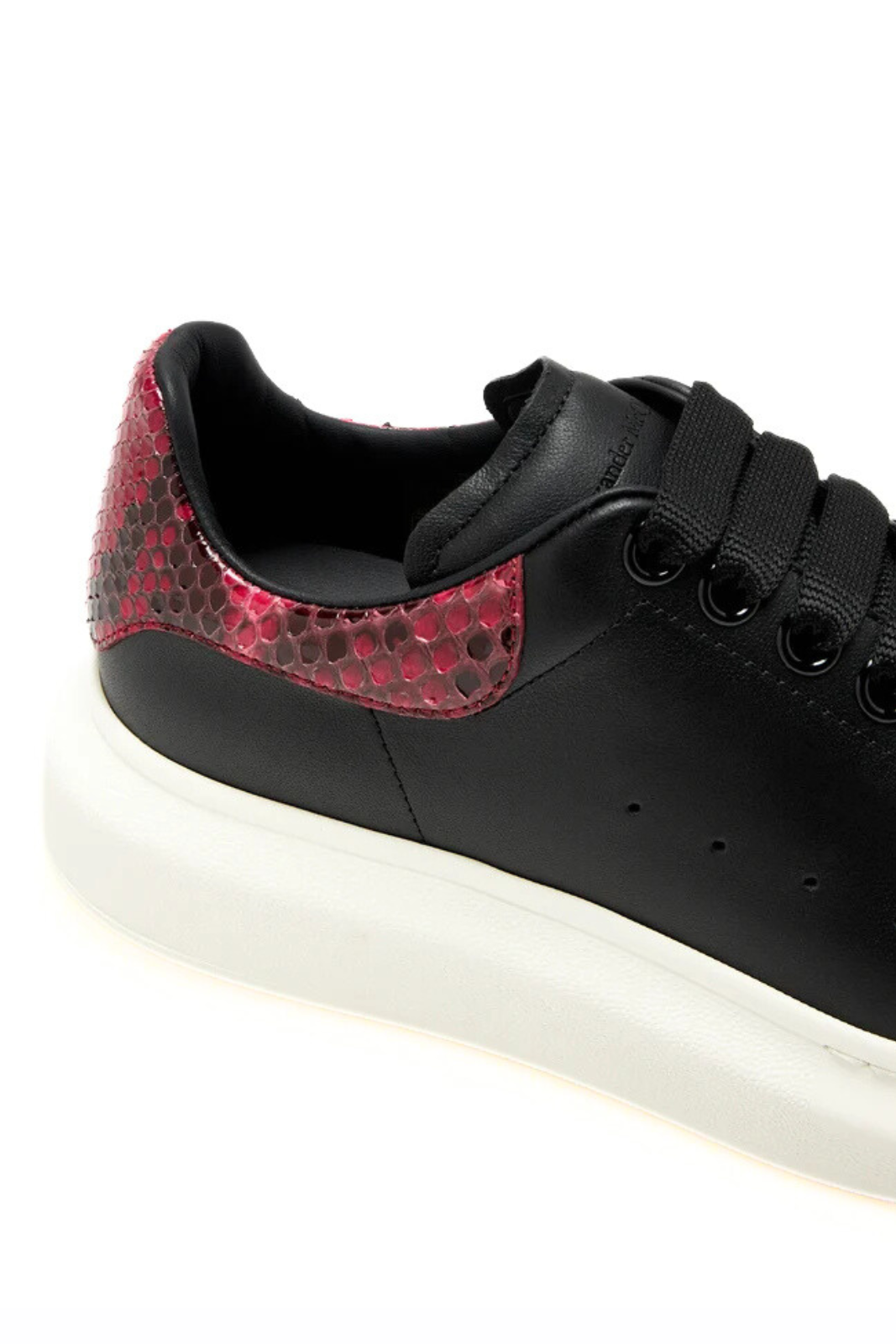 Alexander McQueen Oversized women Black Fuchsia Sneakers