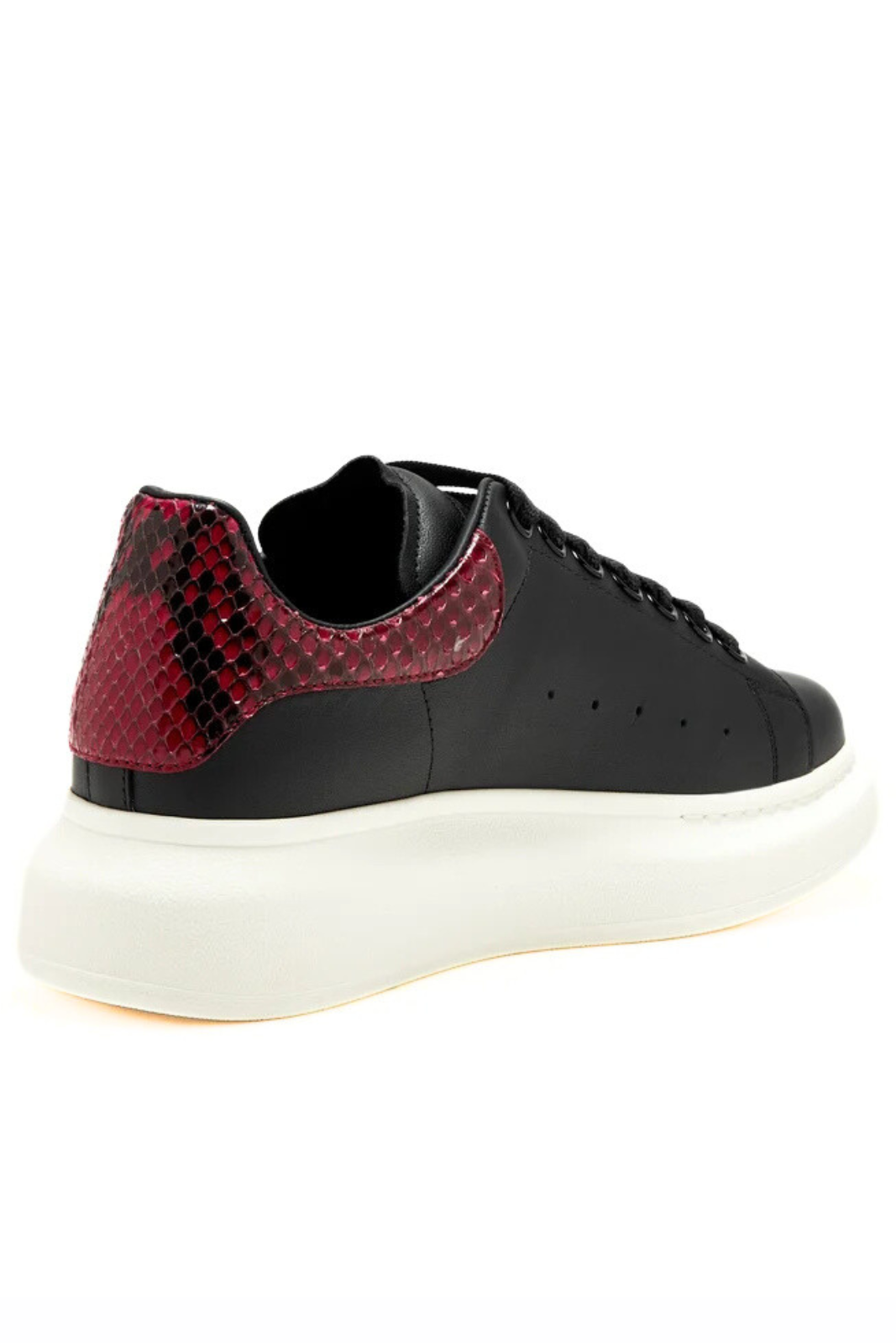 Alexander McQueen Oversized women Black Fuchsia Sneakers