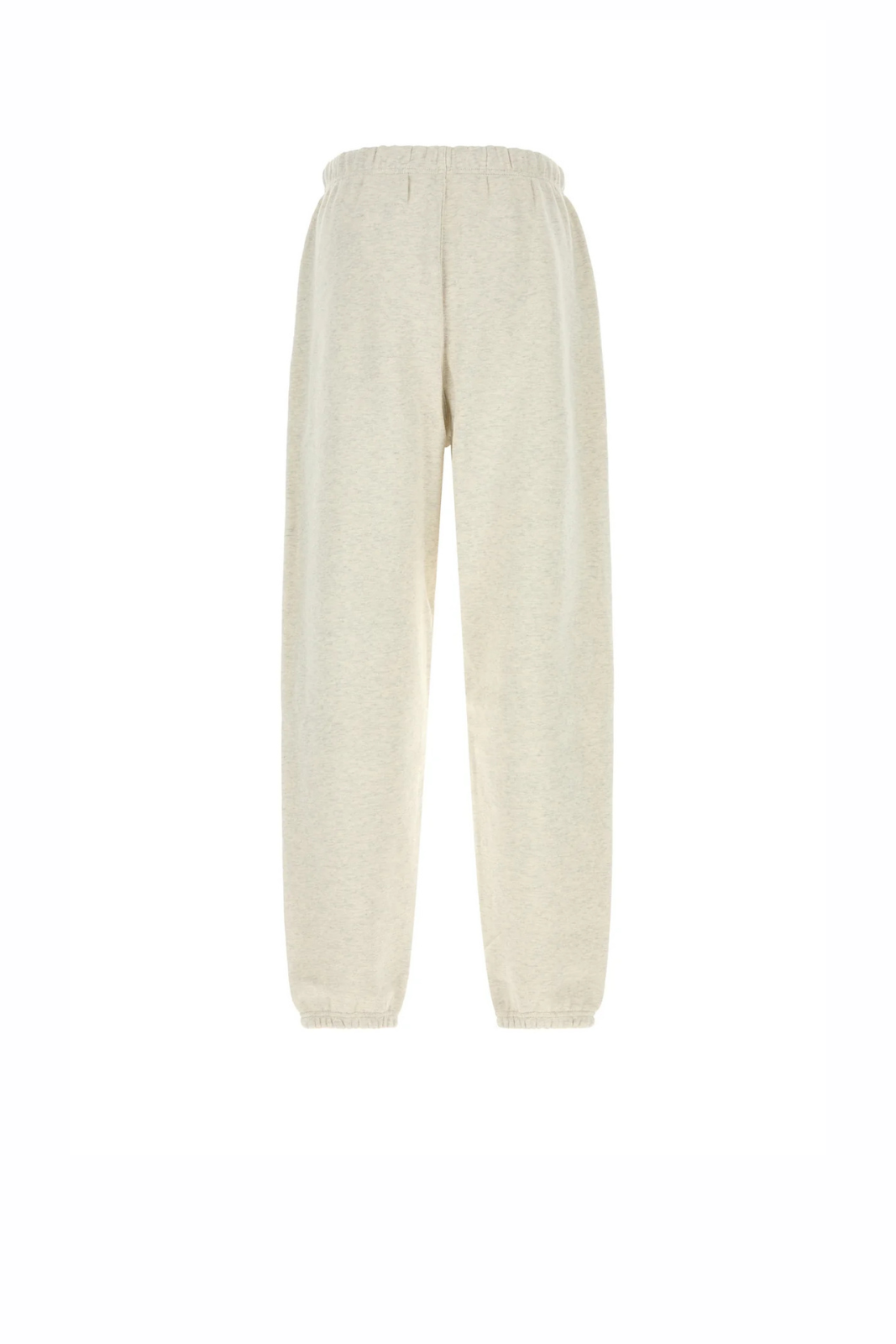 Fear of God Essentials Melange light grey cotton blend joggers
