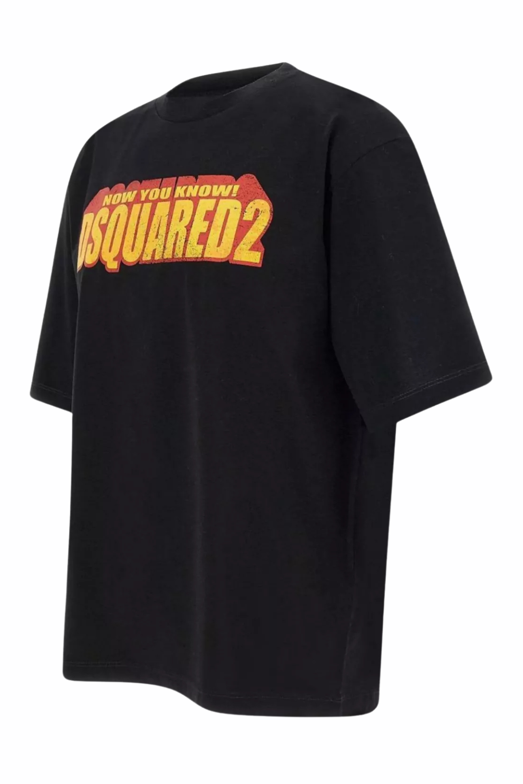 Dsquared2 Men's cotton T-shirt crew-neck Black
