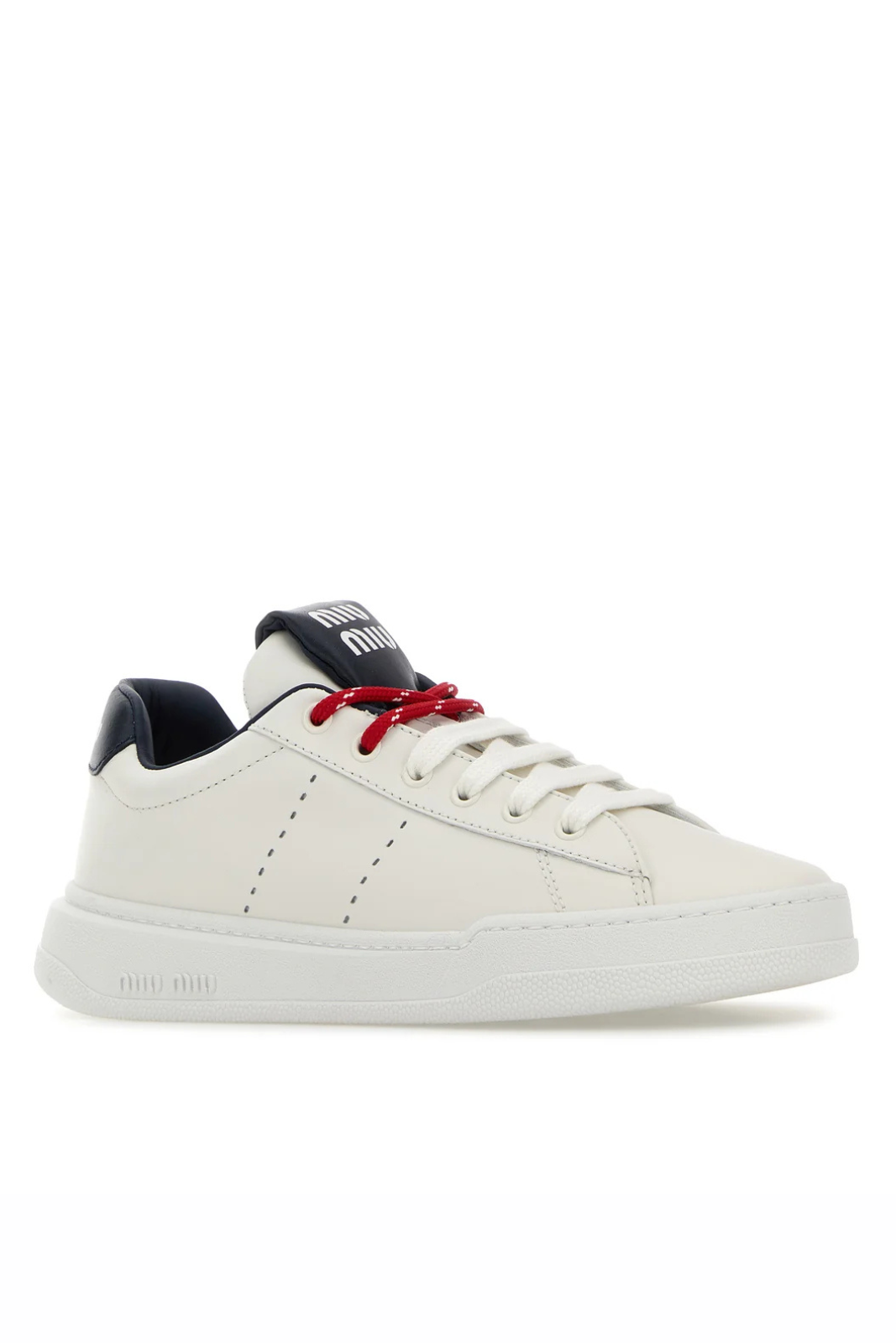 MIU MIU White leather sneakers