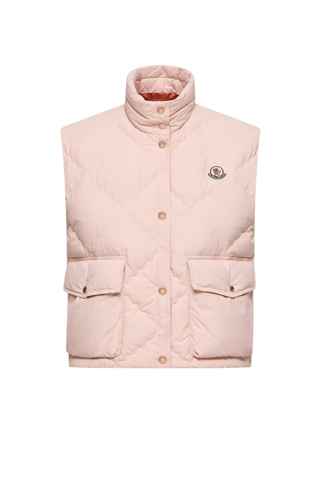 Moncler Biois Down Pink Women Gilet
