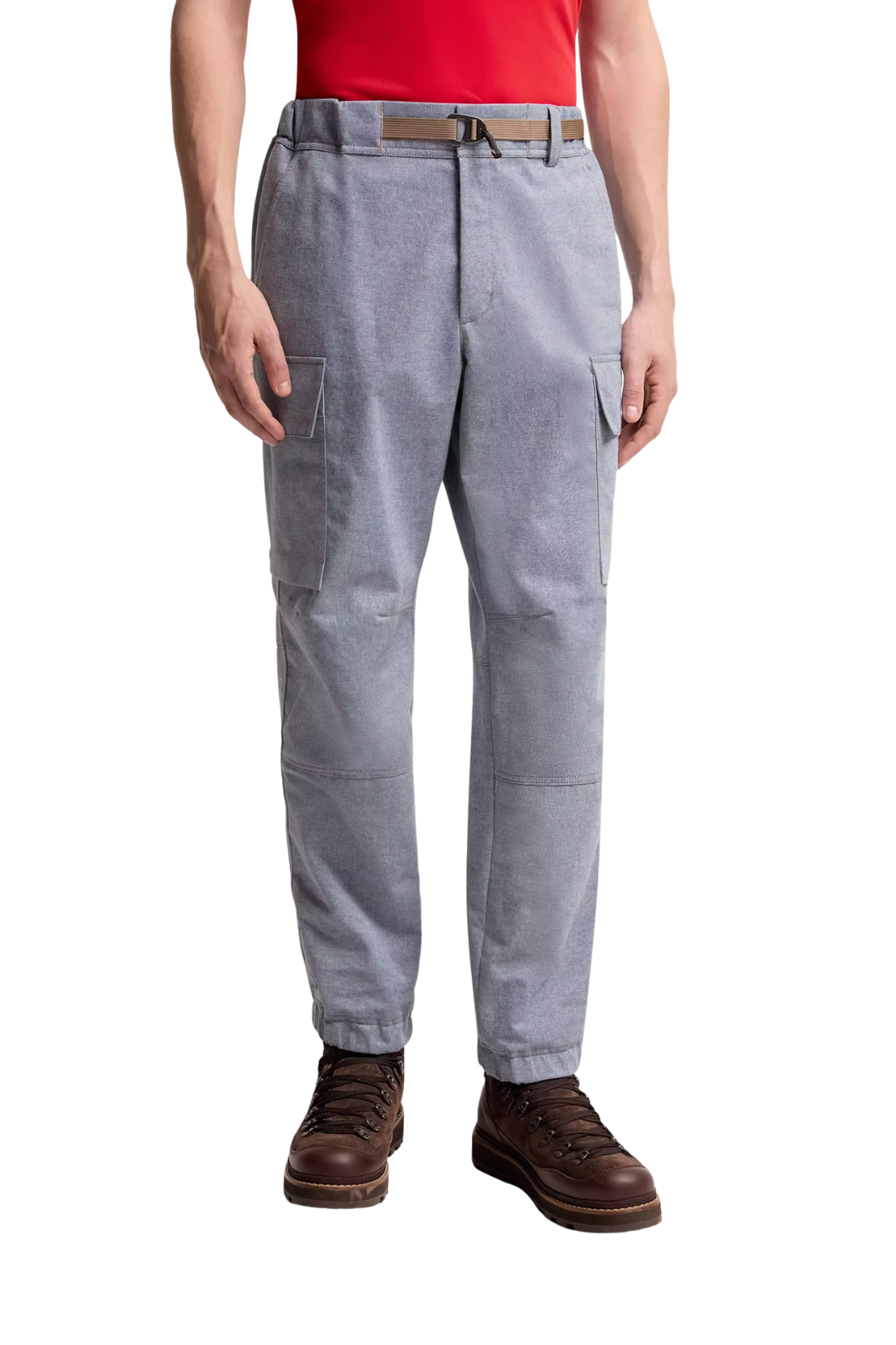 Moncler Chambray Jogging Trousers Grey